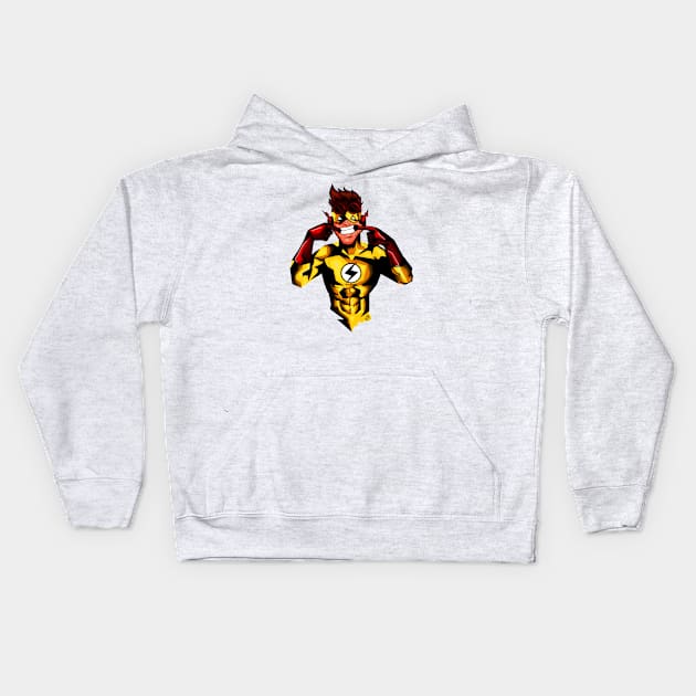 Kid Flash Grimace Kids Hoodie by Andre_Mikz